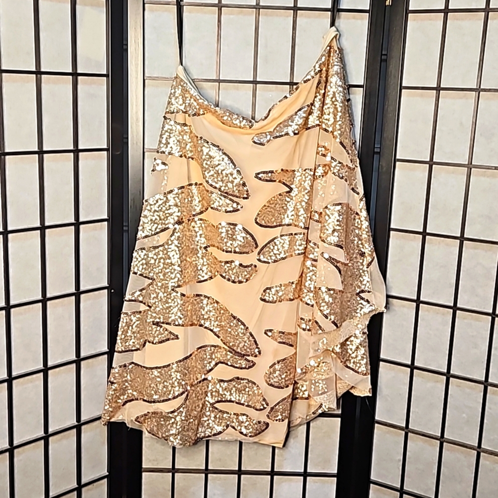 Sequin One Shoulder Dress